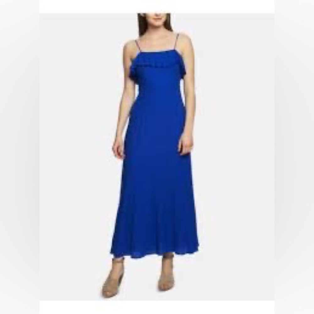 1 State Blue Dress Size 4